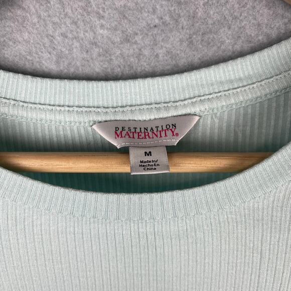 L3022 Destination Maternity Women's Ruched Bodycon Dress Size Medium - Picture 4 of 6